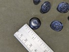 Vintage Ww2 Black Us Coast Guard Buttons  lot Of 8   3 4  18mm Pocket Small Uscg