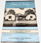 Lot Of 3  House Plans Architecture Homes Of Today Standard Homes Company 1952