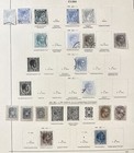 Caribbean 1870s 1930s On Pages Mh Used apx 70 Items  Mk6027