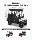 Vevor Golf Cart Cover Visible Full-enclosure 2   2 2 Passenger Club Car Cover