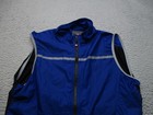 Castelli Cycling Vest Mens Large Blue Windshirt Gilet Sleeveless Bike Jacket