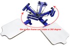 New 4 Color 2 Station Screen Printing Machine With Fixed Board T-shirt Diy Tools