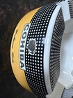 New Large Cohiba Cigar Ceramic Ashtray  Yellow With Black White Check