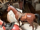 Huge Lot Of Marx Johnny West Action Figures  Horses   Accessories Wow