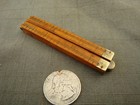 Vintage Small 1 4  X 12  4 Fold Boxwood Rule Chapin   Stevens Co 