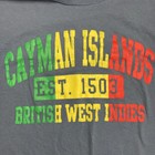 Cayman Islands Est 1503 Graphic T Shirt Size Large Gildan Gray 