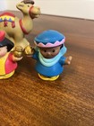 Fisher-price Little People 3 Kings Celebration Lot Of 4 Htf Nativity Wisemen