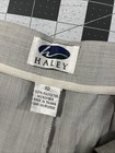 Vtg Sport Haley Women   s Golf Pants Size 10 Gray Microfiber Check Work office New