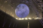 Colorful Inflatable Moon W  Led Lights hanging Inflatable Moon Planet Model Toys