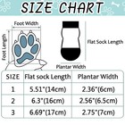 6pcs Anti Slip Dog Socks With Straps Traction Control Indoor Paw Protector Shoes
