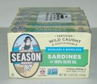  36  Season Wild Caught Sardines Boneless Skinless In 100  Pure Olive Oil 4 375