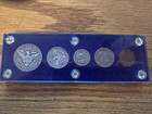 1912 Barber Half Birth Year Silver Coin Set 5 Coins Total
