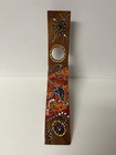 Aboriginal Folk Art Australian Hand Painted Wooden Wine Bottle Holder Ed Harris