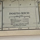 Hammond   s Antique 1914 Map Of Porto Rico 6x8