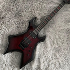 Warlock Mk3 Electric Guitar Active Pickups Red Tremolo Bridge Fast Delivery