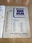 Vintage 1953 Farmers Mutual Auto Road Atlas Map 1950   s Large 12    X 16    Good Cond