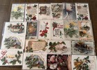 Lot Of 20  vintage  antique    Tuck  christmas  holiday Postcards s63