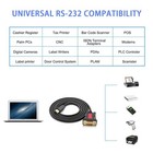 Usb Type C To Rs232 Db9 Serial 9-pin  Converter Adapter Cable 5ft With A Male   
