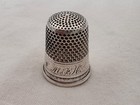 Antique Sterling Silver No 8 Beautiful Thimble Hw-15