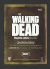 A2 The Walking Dead Season 2 Autograph Card Jon Bernthal Shane Walsh Zombies