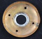 Imperial German Wwi Enlisted Man   s Spike Helmet Base Plate     1914   1918     Brass    