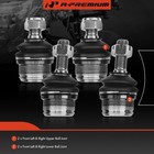  Set Of 4  Front Upper   Lower Ball Joints Kit  Compatible With Ford F-150 
