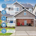 Garage Door Screen Magnetic Single Heavy Duty Mosquito Insects Mesh Net 16x7ft