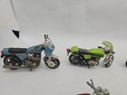 Vintage Lot Of 17 Toy Motorcycles Kidco Zee Toys Hong Kong Macao Mixed  mp1