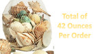 Mixed Beach Sea Shells 3 Bags 42oz Mix Seashell Natural Craft Wedding Jar Decor