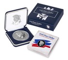 1776 - 2026 Peace Silver Dollar Reverse Proof Coin  Dual Date  p   in Hand  26xl