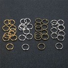 Open Jump Ring Double Loop Split Rings Connectors Diy Jewelry 4 6 8 10mm 200pcs
