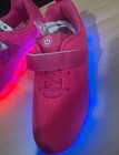 Kids Led Light-up Sneakers Size 3 Youth With Usb Rechargeable Cable