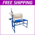 600lbs Goat Milking Stand W feed Bin Heavy Duty Metal Livestock Table For Sheari