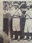 1921 Babe Ruth Yankees Mid-week Pictorial Baseball Newspaper Page Matted  Framed