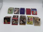10 Vintage 1930s-40s Whiskey Gin Liquor Advertising Matchcovers Seagrams Rye