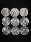 1921-1935 Peace Dollar Culls Mixed Dates Lot Of 5 Coins Free Shipping 
