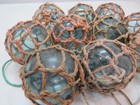 10 Authentic 3  Inch Japanese Netted Glass Float Ball Buoy Tiki Hut Bar  h138d 