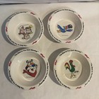 Vintage Kellogg   s Cereal Bowls  Complete 1995 Collector Set Of 4 Plastic