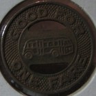 1948 United Transit Company Missoula  Mt Bus Token - Montana