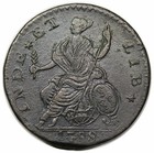 1788 Connecticut Copper  Scarce Miller 10-c  R5  Struck Over Nova Constellatio