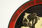 Hanley s Peerless Ale Beer The James Hanley Company Dish Tray Tin Metal Bulldog