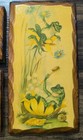 3 Frog Decoupage Plaques Pictures Wall Art Collectible Bathroom Set Neil Sears