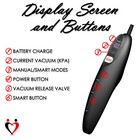 Leluv Magna Lcd Smart Vacuum Pump Handle   Ergonomic Programmable Rechargeable