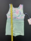 More Than Magic Teal Floral Gymnastics Leotard Size 2t Toddler New Nwt
