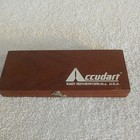 Vintage New old Stock 1970 s Accudart Steel Dart Set W flights  Wood   