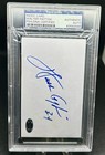 Walter Payton - Blue Ink Autographed Index Card - Psa dna Authentic - Chi Bears