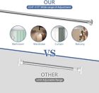 Shower Curtain Rod  23 6-117 Inches Adjustable Tension Curtain Rod no Drill