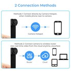 1080p Hd Mini Camera Wireless Wifi Nanny Cam Diy Pinhole Dvr Night Vision