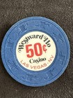   50 Westward Ho Fractional Casino Chip Obsolete  Lv  Nv  