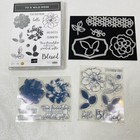 Stampin Up To A Wild Rose Photopolymer Stamp Set W Matching Die Set 149452